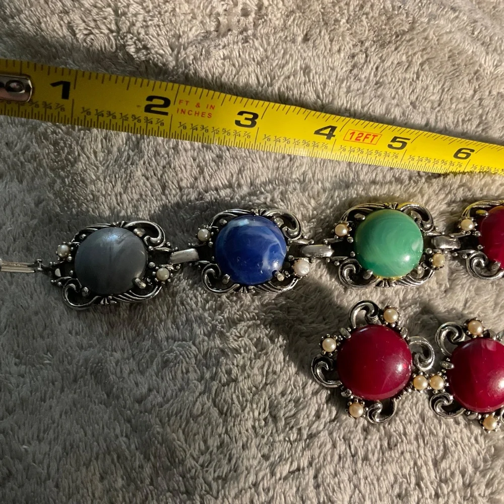 Vintage Sarah COVENTRY. BRACELET CLIP EARRINGS - Picture 7 of 9
